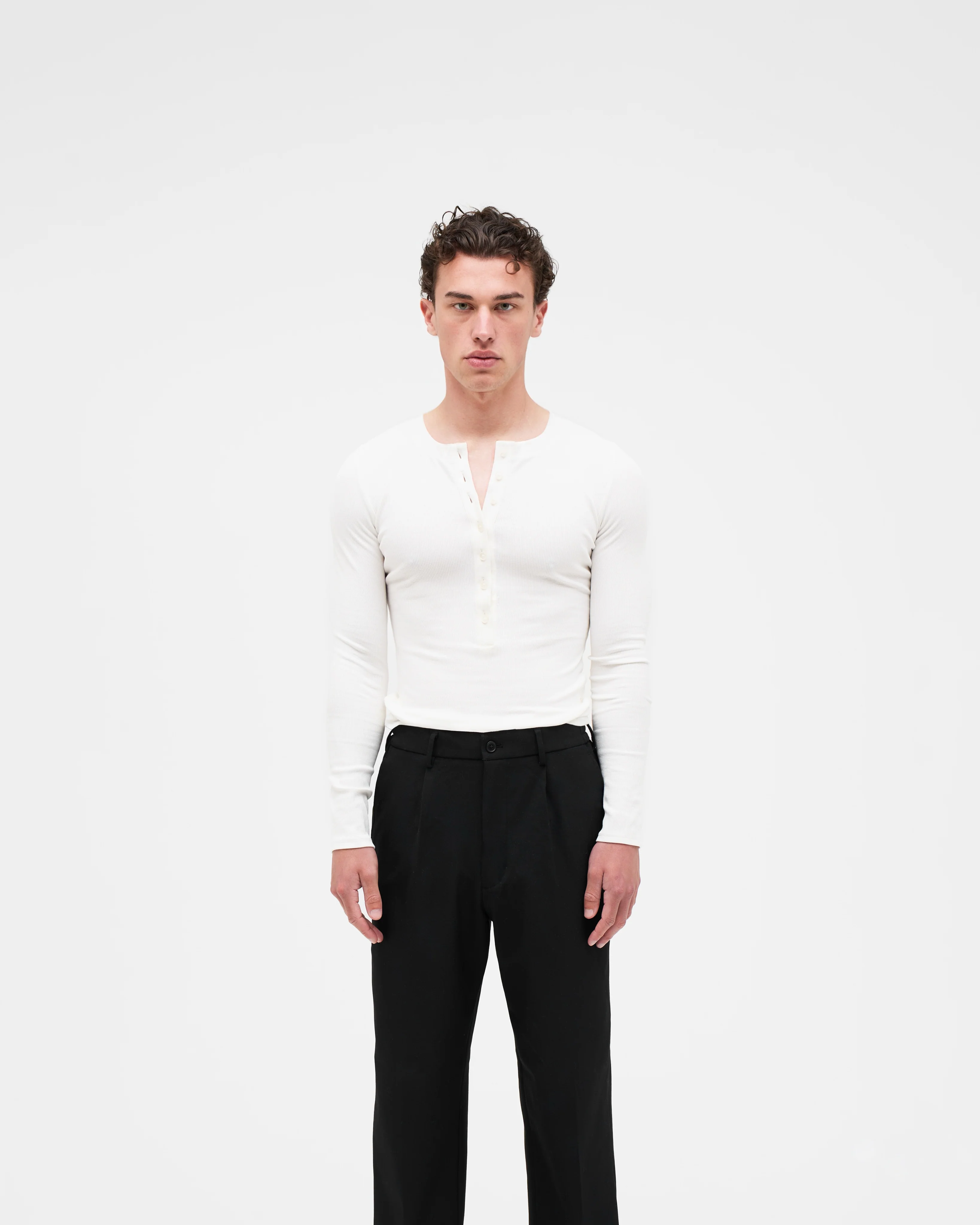 BUTTON DOWN HENLEY - Image 2